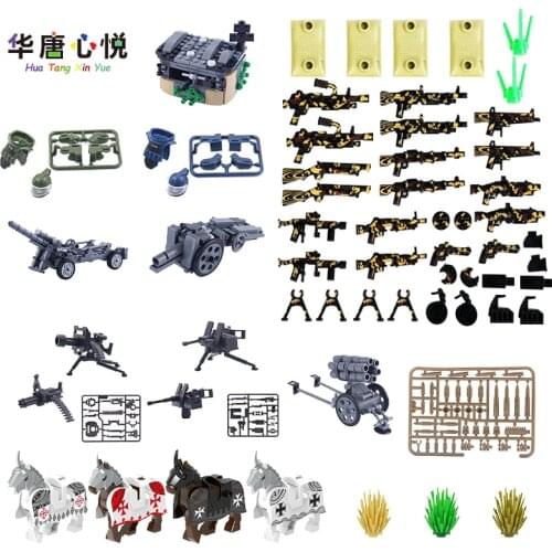 Military Weapon Series Toys For Children Accessories DIY Parts Models Knife Sword Ax Miltarys Bricks Creator Compatible Building