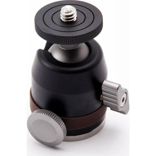 Aluminum Alloy Tripod ballhead Mini Ball Head For Benro ManfrottoTable Tripod for Led Light for Monitor Maximum Load 2.5kg