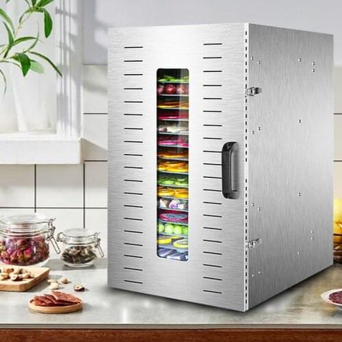 16 layers Fruit dryer food household small fruit dryer bean dissolving pet food dehydration air drying machine commercial