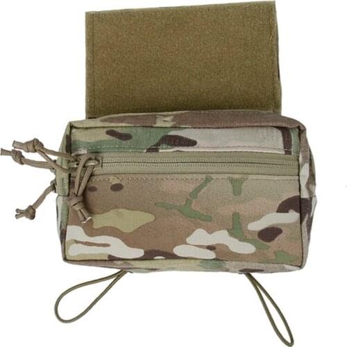 TMC Tactical Drop Chest Hanging Pouch Front Panel Adhesive Pack Multicam for MCR Tactical Vest Chest Rig Free Shipping