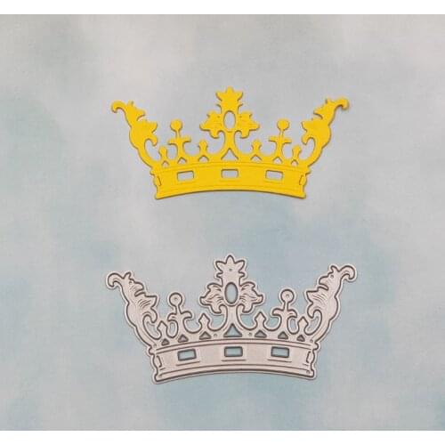Carbon Steel Crown Cutting Die Embossing Stencil Template Mold DIY Paper Art Handcraft Scrapbook Bookmark Card Decor