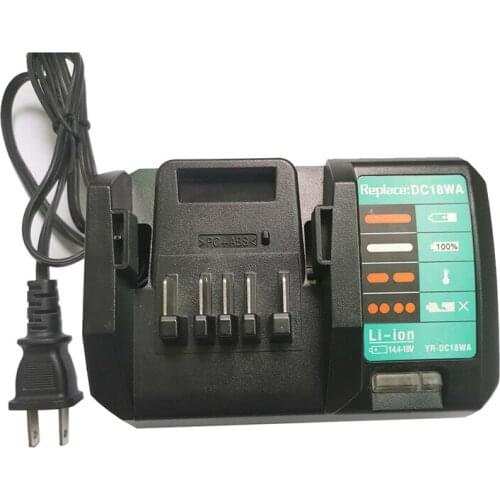 14.4V-18V Charger DC18WA for Maktec MAKITA DC18SG DC1851 BL1813G BL1415G BL1815G BL1413G UH522D UM167D UR180D -US Plug