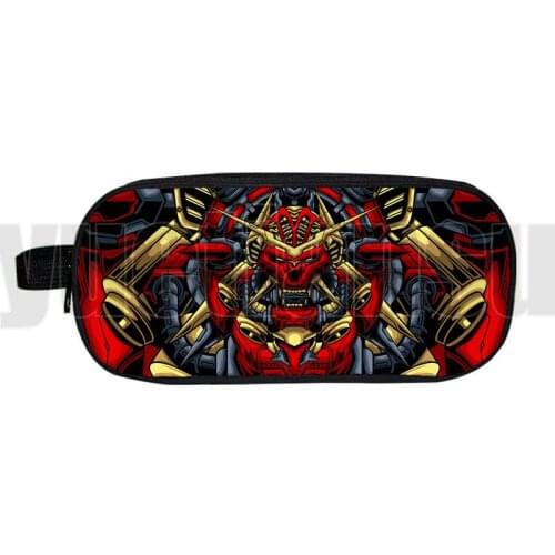 Wolf Dragon Pencil Case Women Make Up Box Children Monster Abstraction Animal Tiger Pen Bag kids Viking Style Cartoon Skull Bag