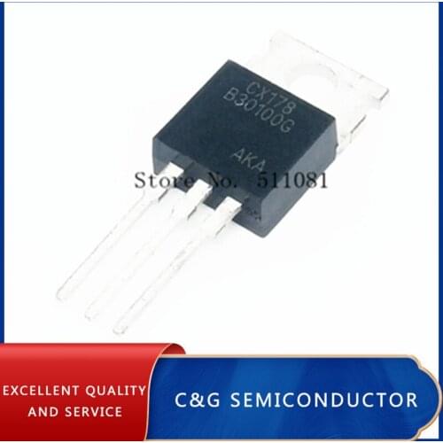 10PCS MBR30100CT MBR30100 B30100G Schottky diode 100V 30A TO-220