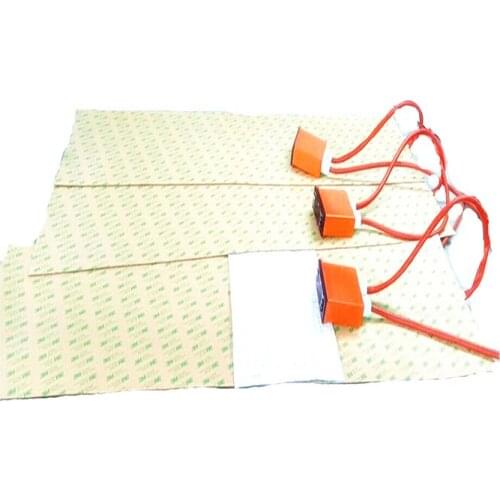 240v 2000w 250*1000*1.5mm Silicone Rubber Plexiglass Heater digital thermostat on wire adhesive 1 side 1000mm lead wire short