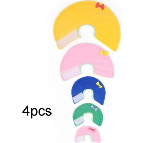 4 Pcs Soft Elizabethan Circle for Birds Parrot Bib Cloak Suit Pet Bird Clothes Small Animals Uniform for Pet Shows Cosplay Party