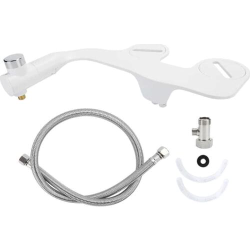 7/8 Bidet Toilet Seat Attachment Non Electric Dual Nozzle Adjustable Pressure Wash