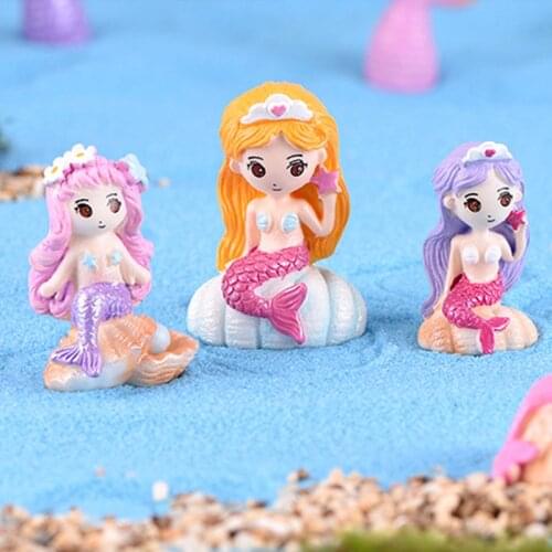 Baby Shower Cake Decoration Mermaid Ornaments DIY Party Decoration Baking Tools Mermaid Party Decoration Gifts