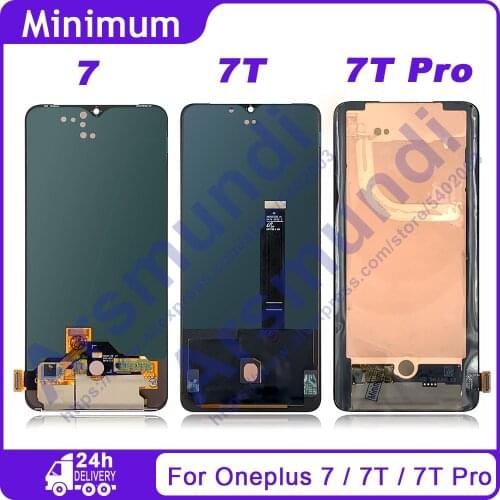 6.67" For OnePlus 7 Pro 7Pro AMOLED LCD Display Touch Screen Digitizer Assembly Replacement Parts For One Plus 7 7T Pro