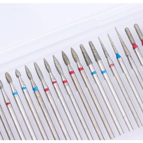 30Pcs Hot Nail Drill Bits Tungsten Steel Nails Art Decoration Tools Manicure Pedicure Gel Polish Removal Tools