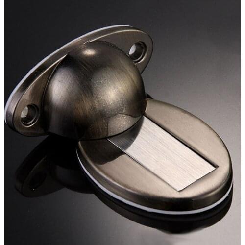 1pc Magnet Door Stops Screw fixing Door Stopper Magnetic Door Holder Toilet Glass Door Hidden Doorstop Furniture Hardware