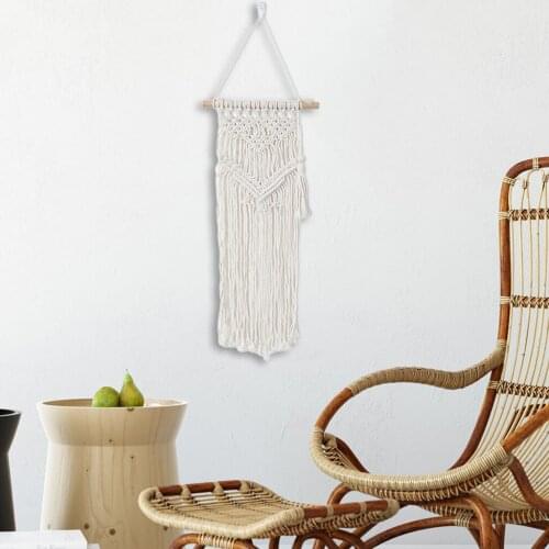 Macrame Wall ing Landscape Tapestry Bohemian Boho Decor Handmade Jacquard Woven Tapestry Woven Bedroom Home Decoration