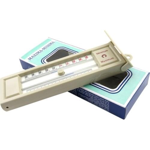 Maximum & Minimum Thermometer Indoor Outdoor Garden Greenhouse Wall Temperature Monitor -40 to 50 Degree Thermometer