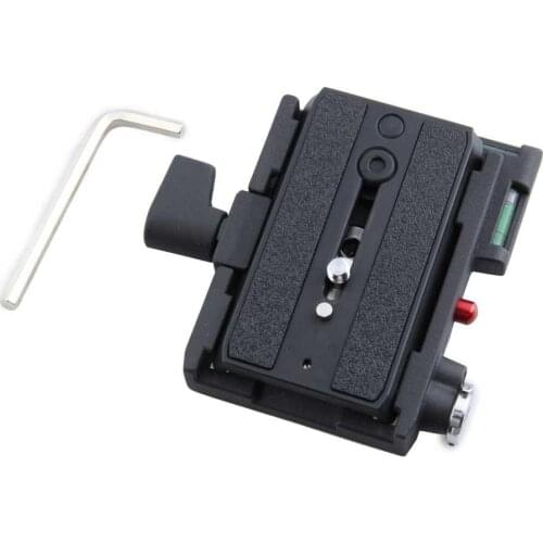 MH621 Quick Release Adapter Converter Plate Set with Removable 1/4"-20 3/8"-16 Camera Screws Professional Tripod for Giottos