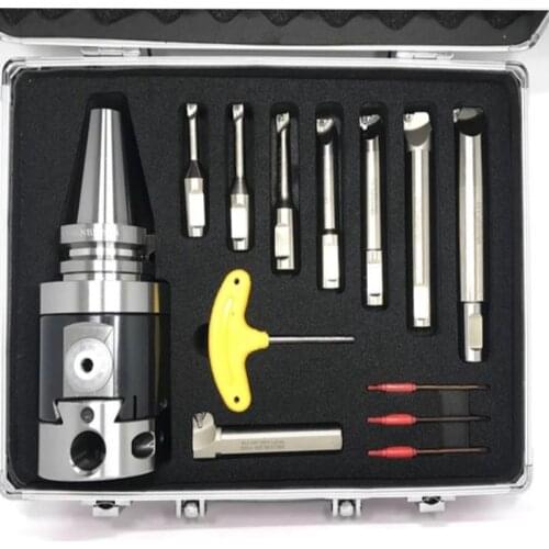 A set of nbh2084 boring tool holder r8 mt5 cat40 bt30 bt40 bt50 Fine Boring Tool Fine Tuning CNC Machining Center Boring cutter