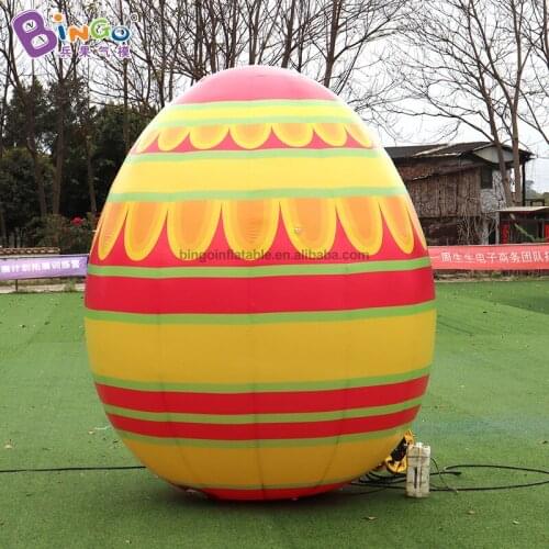 Customized 2.5m height big inflatable egg / outdoor custom advertising inflatable egg for decoration toys