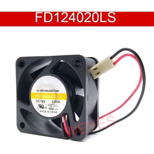 Original authentic for Y.S.TECH FD124020LS DC 12V 0.05A 40x40x20mm 2-wire Server Cooler Fan