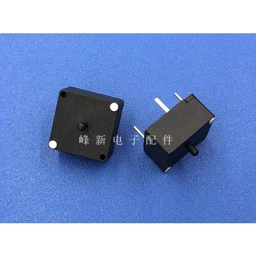Original New 100% square 16*16MM small head self-locking switch 3pin with lock button switch power switch
