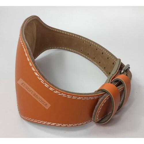 Genuine Leather Weightlifting Belt Gym Power lifting Fitness Dumbbell Barbell Profession Weight Lifting Belt Width 15.5cm