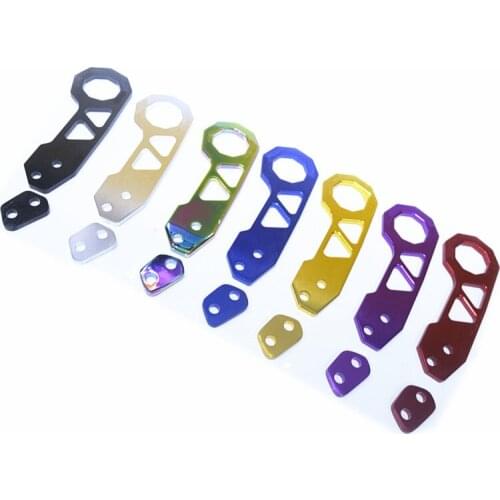 SPSLD general aluminum alloy automobile rear bumper trailer hook refitting rear bumper rear tow hook traction tool / nine sided