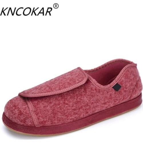 Ortho-type diabetic mothers grandmas non-slip large size women shoes Suitable for feet swollen feet fat wide comfortable shoes