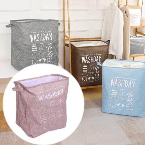 Dirty Clothes Laundry Basket Foldable Laundry Hamper Storage Bin Bucket For Home