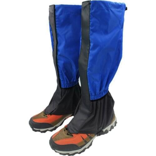 1 Pair Outdoor Hiking Climbing Waterproof Sand Snow Protection Leg Gaiter Cover Waterproof boots Gaiters snow leg warmer