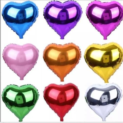1pcs 18 Inch Wedding Foil Star Balloons Rose Gold White Pink Silver Heart Helium Balloon Marriage Birthday Party Decoration Kids