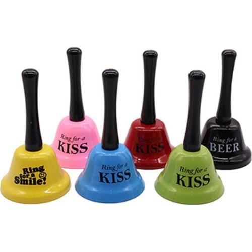 1pc Novel Lightweight Metal Bell Ring For Bell Table Bell Restaurant Home Hotel