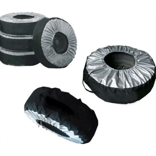 1Pc Universal 65x37cm Car Tire Cover Case Spare Wheel Bag Tyre Tote Polyester Oxford Cloth Spare Storage Cover Wheel Cover