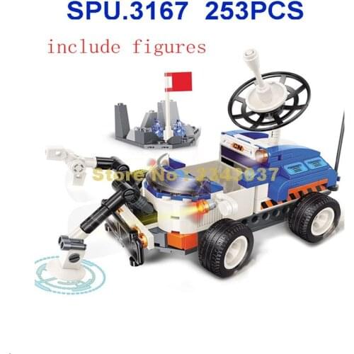 1138 253pcs Space Aviation Lunar Rover Vehicle Building Blocks Toy