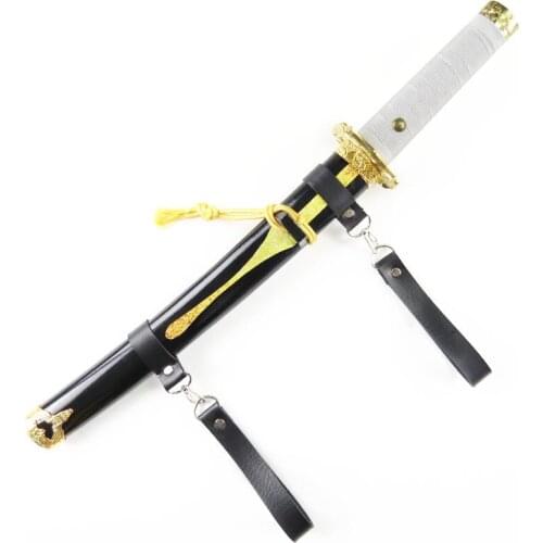 55cm Cosplay Touken Ranbu Online Character Hyuuga Masamune weapon Wooden Japan Samurai Sword Short Blade model Costume party