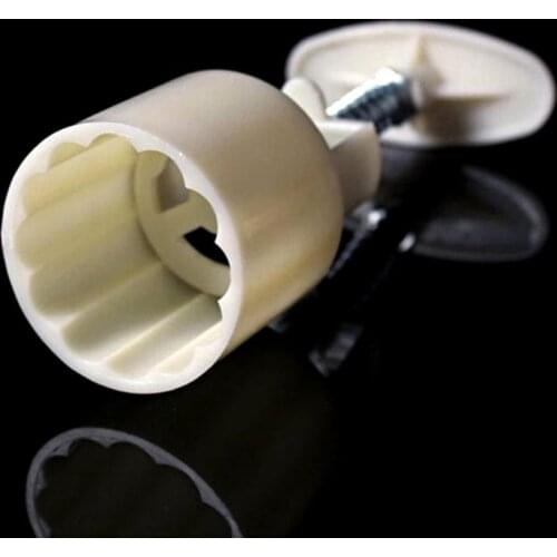 6pcs 3D Heart Stamps Moon Cake Decor Mould Barrel Mooncake Mold 50g Pastry Mooncakes Hand DIY Tool