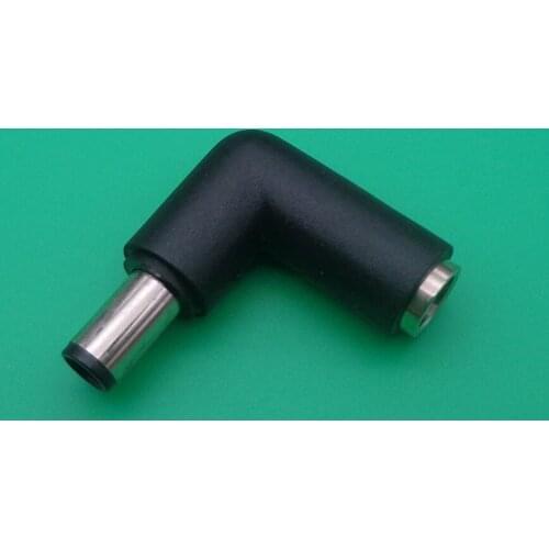 2pcs 7.4*5.0 Straight head to 7.4*5.0 elbow DC Power Charger Adapter Converter Connector for DELL HP 7.4X5.0 to 7.4X5.0mm