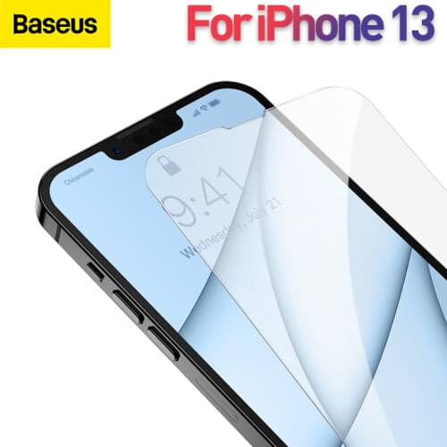 Baseus 2PCS Screen Protector For iPhone13 Transparent Tempered Film With Free Tempered Glass Installation Helper For iPhone 2021
