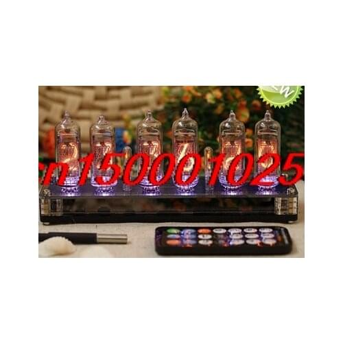 FREE SHIPPING IN-14 Glow tube electronic tube clock