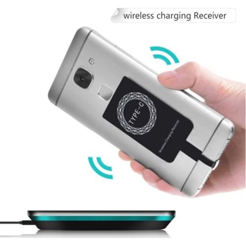 Type C Wirless Charger Receiver For Samsung Galaxy A90 A80 A70 A50 A30 A20 S7 s6edge m20 m30 Wireless Receiver Chargeur Sans Fil