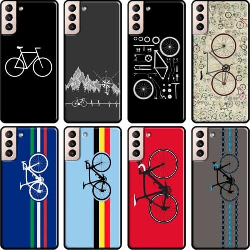 Mountain Bikes Cycling Case For Samsung Galaxy S21 Ultra S10 S8 S9 Note 10 Plus Note 20 S10e S20 FE Phone Cover