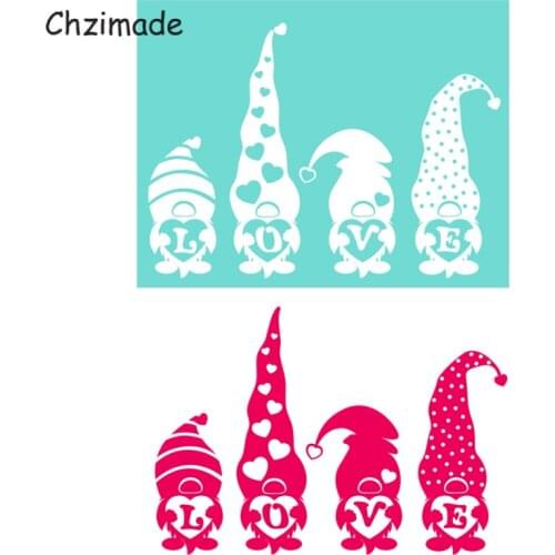 Chzimade Love Self-Adhesive Silk Screen Printing Stencil Mesh Transfers 8.5x11" For T-Shirts Pillow Diy Handmade Crafts