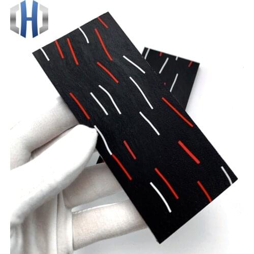 130X55X8MM G10 Tool Holder Material DIY Tool Handle Composite Material Damascus Pattern G-10 Tool Holder Patch Material