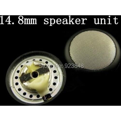 DIY fever 14.8mm speaker unit HIFI Metal mesh Copper ring neodymium magnet 2pcs