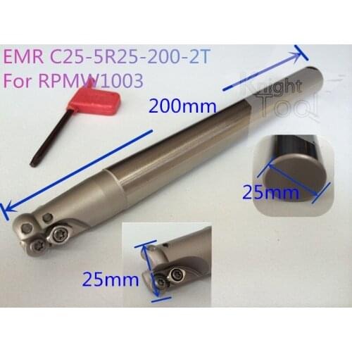 EMR C25-5R25-200-2T Round Dowel End Mill EMR Corner Rounding End Mill for RPMW1003