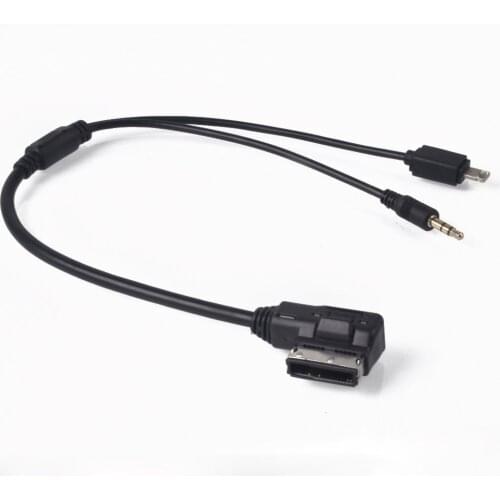 For vw Tiguan Passat cc Jetta MK5 Golf MK6 music aux adapter cable for AUDI AMI MMI A4 A6 Q5 Q7 After 2009 for phone