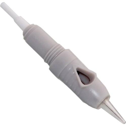 Makeup Needles Tattoo Cartridge 10Pcs 1P/3P Gray Screw Needles Permanent Makeup Eyebrow Lip Liner Embroidery Tattoo Tools Supply