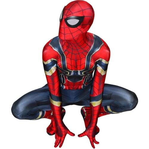 Movie Iron costume 3D Print Spandex Homecoming Costume Bodysuit Halloween cosplay Jumpsuits