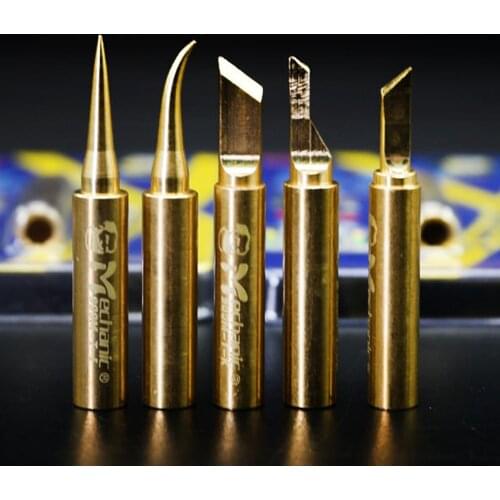 900T-T Oxygen Free Pure Copper Soldering Tip For 936 Solder Station PCB BGA Welding Repair Fly Line Dedicated Welding Iron Head