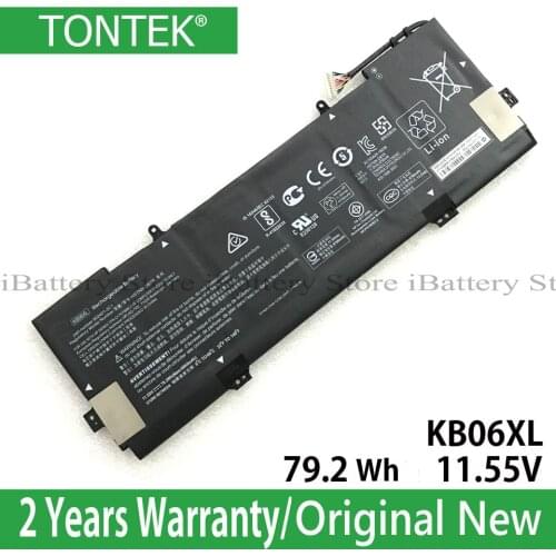 Genuine KB06XL Battery For Hp Spectre x360 15-BL002XX Z6K96EA Z6K97EA Z6K99EA Z6L00EA Z6L01EA Z6L02EA HSTNN-DB7R Original AKKU