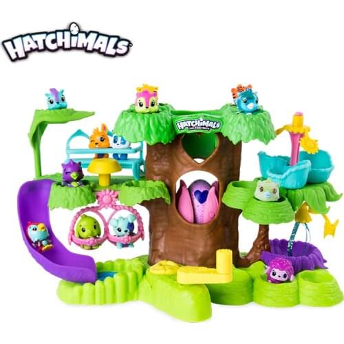 Genuine Hatchimals The Hatchery Nursery Mini Eggs Bird Nest for Young Bird Paradise Set Hatching Surprise Egg Doll Blind Box Toy