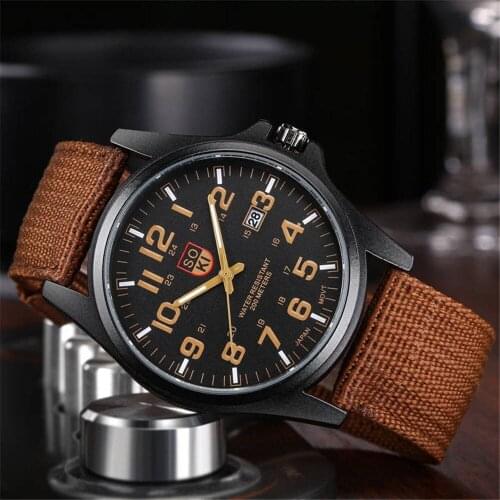 Couple Fashion Watch Nylon strap Analog Quartz Round Wrist Watch Watches Christmas gift Clock 2019 Dress Relogios Masculino Q