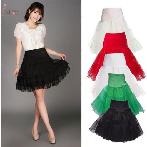 26" Retro Underskirt 50s Swing wedding Petticoat Rockabilly Tutu Fancy Net Skirt Slips Wedding Accessories